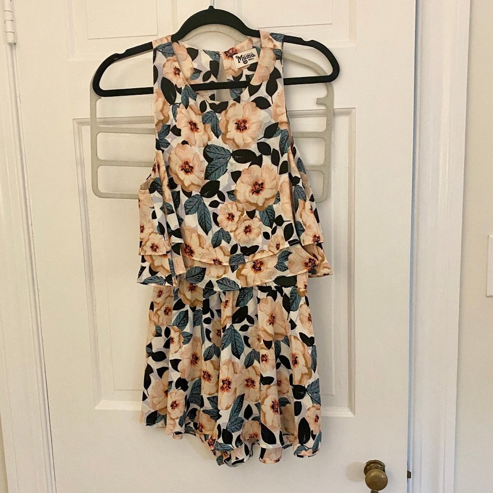 Floral Crop 2 piece